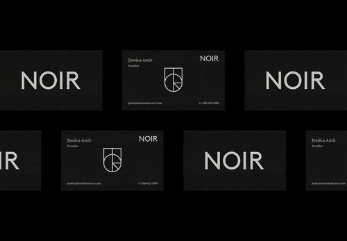 平面设计 Noir 摩洛哥坚果油品牌形象设计
